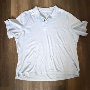 UNTUCKit polo men's XXL light blue casual athleisure cotton